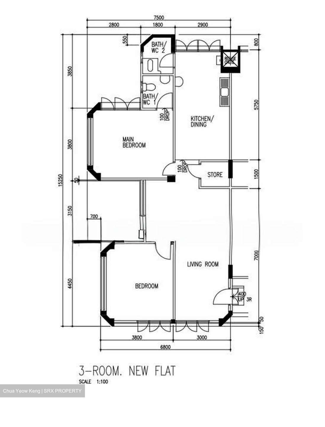 Blk 215 Jurong East Street 21 (Jurong East), HDB 3 Rooms #582575091